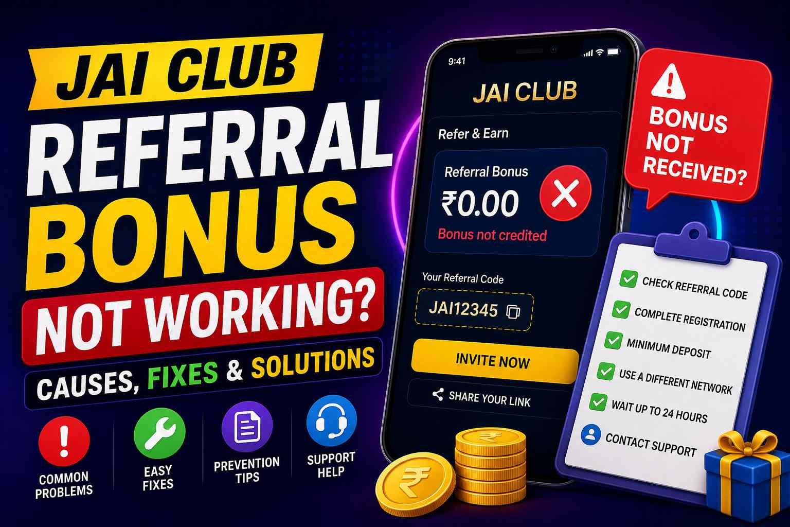 Jai Club Referral Bonus