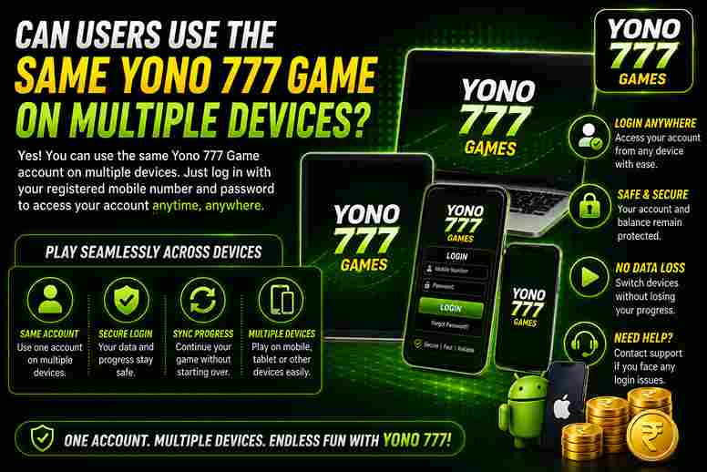 yono 777 game on multiple devices